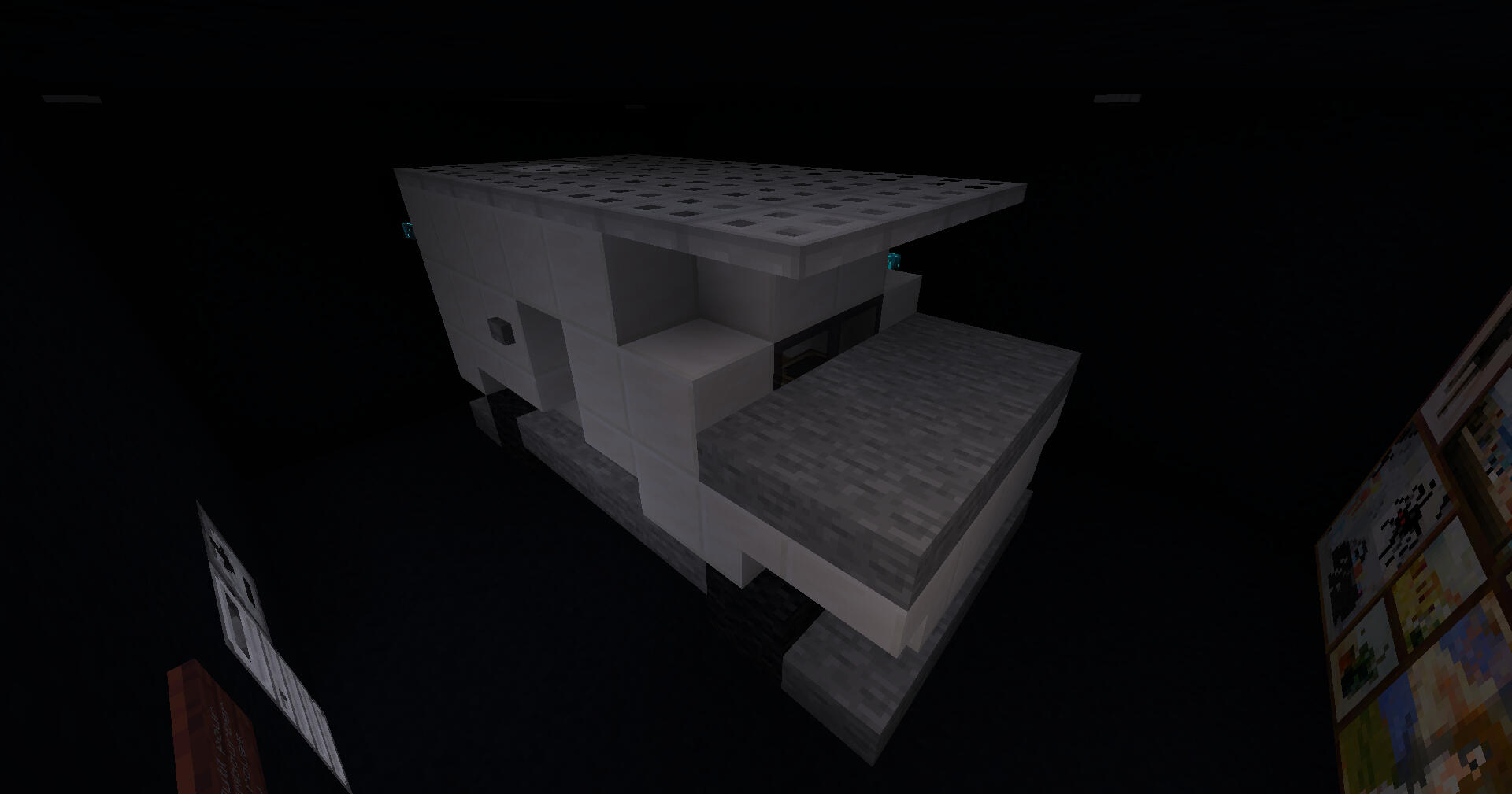 Dans la voiture, les joueurs doivent trouver la clé cachée sous les sièges pour sortir et se retrouver dans le conteneur, plongé dans l&#39;obscurité.